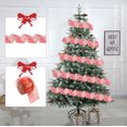 thumbnail image 1 of Christmas Ribbon with Handmade Bow and Christmas Tree Pattern for Gift Wrapping and Holiday Decor, 1 of 6