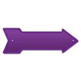 thumbnail image 1 of SignMission P-ARROW8-999654 Panneau Flèche Violette 8 x 24 Po. de Large, 1 of 4