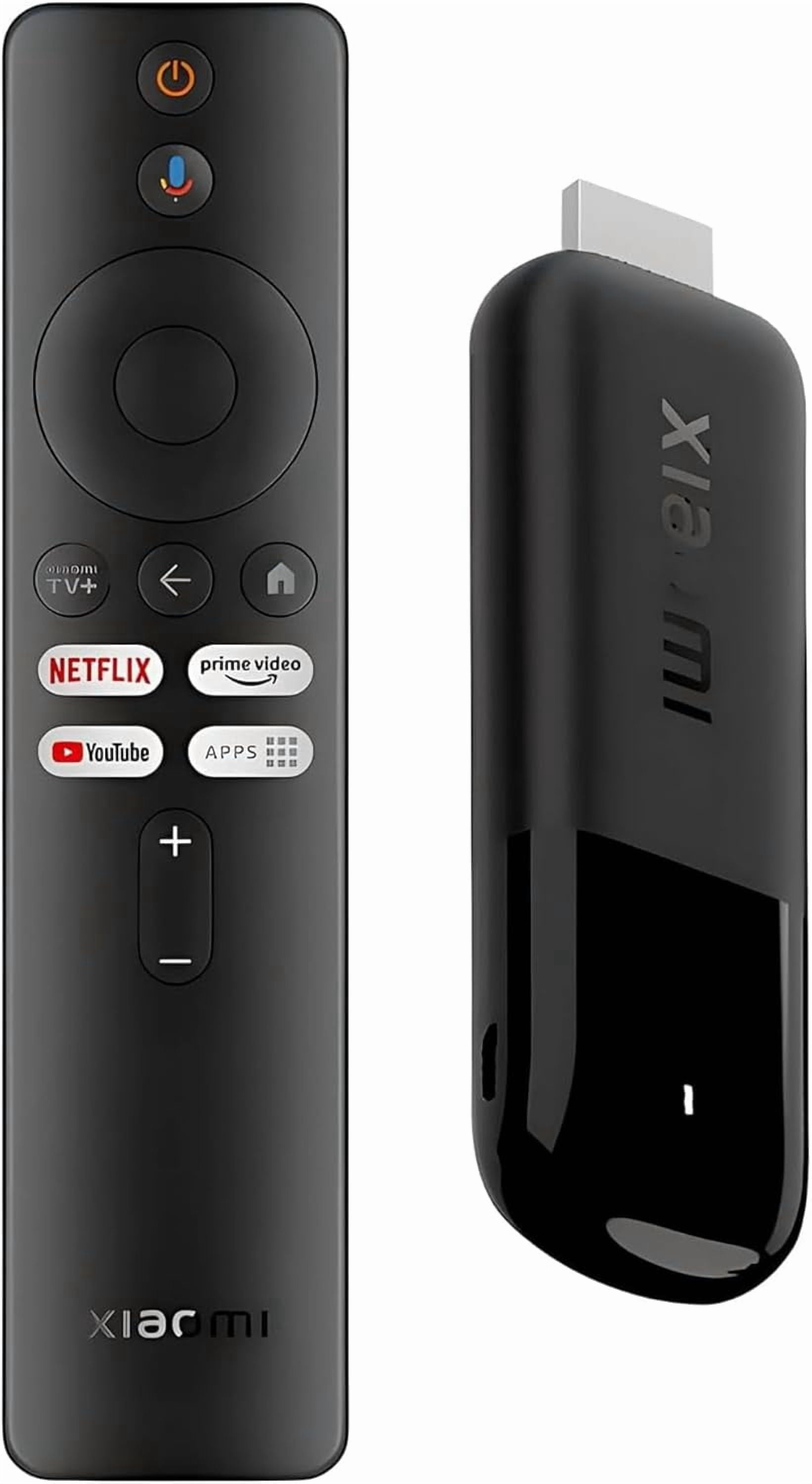 Xiaomi Mi TV Stick 4K Ultra HD Streaming Device, Android TV 11 with Google Assistant Voice Remote Control Streaming Media Player, Chromecast Built-in, 2GB 8GB HDR/AV1/2.4G/5G WiFi/BT 5.2