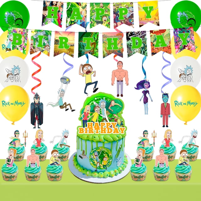 45pcs Birthday Supplies, Birthday Party Decorations