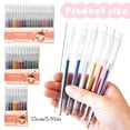 thumbnail image 3 of ZTTD Glitter Gel Pens, 8 Colors Glitter Pens for Adult Coloring Books, Journaling, Drawing, Scrapbooking and DIY Crafts, Retractable Gel Ink Pens for Art and Work, 3 of 8