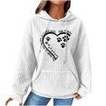 thumbnail image 1 of Birdeem Women Print Round-Neck Long Sleeve Loosen Single Sweatshirt Tops Pullover Blouse, 1 of 1