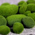 thumbnail image 4 of MesaSe 24 Pieces Home Garden Artificial Moss Stone Photography Prop Portable Realistic Flocking Simulation Mosses Ornament, 4 of 10