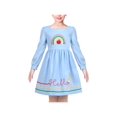 thumbnail image 1 of Robe Fille Bleue Rainbow Apple Pencil Mignonne Adorable Uniforme Scolaire Décontracté 12 Ans, 1 of 6