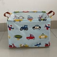 thumbnail image 3 of Ngheia jusqu'à 65 % de Rabais sur Grand Panier à Collations pour Jouets pour Enfants, Boîte de Rangement Pliable. avec Poignée, Fenêtre Transparente, Fermeture Éclair Robuste. pour Jouets, Vêtements, Organisation de Literie. 1 Sac., 3 of 3