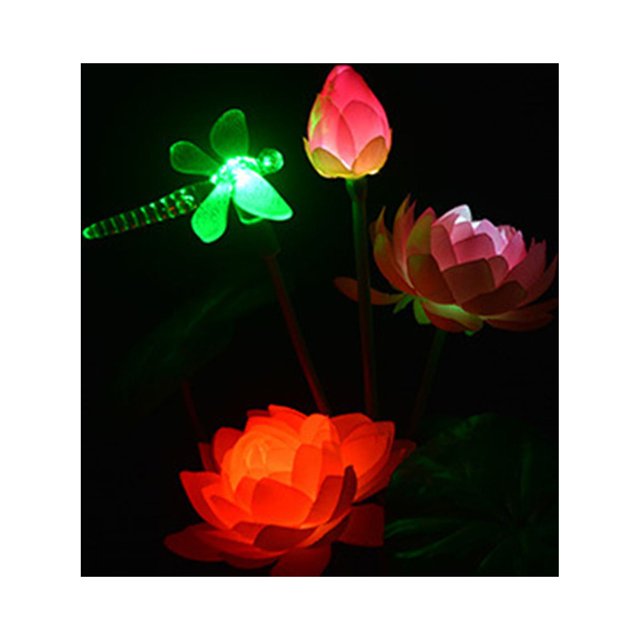 RKSTN Fall Decorations for Home Garden Lights, Landscaping Lighting,Seven Colors Changing Combination Lights, Wireless Solar Garden Stake Lights For Fence, Yard, Gardens, Flowerbed Decor Fall Decorations
