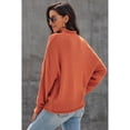thumbnail image 1 of Women's Oversized Chunky Batwing Long Sleeve Turtleneck Sweater, 1 of 4