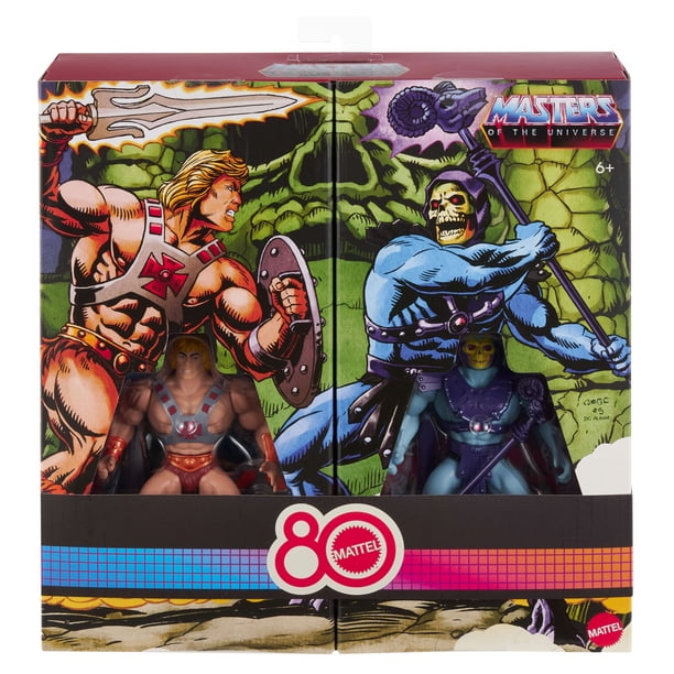 Masters of the Universe Origins Retro Punching He-Man and Skeletor