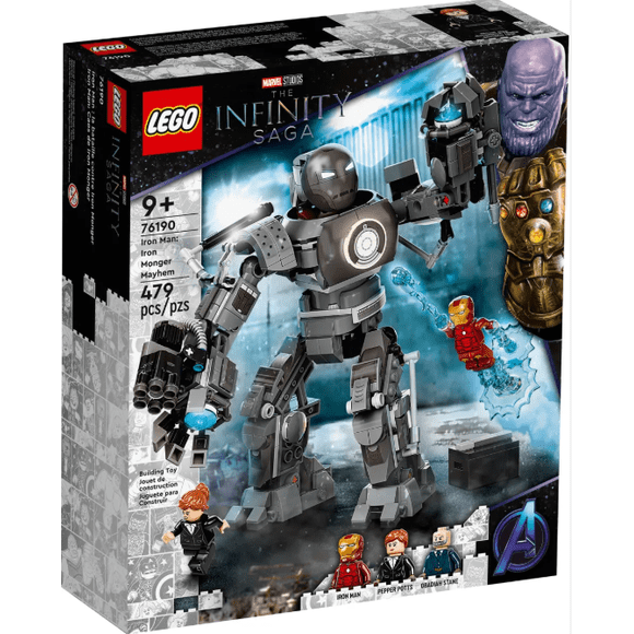 LEGO Marvel Iron Man Iron Monger Mayhem (76190) BRAND New Sealed Retired 🎁
