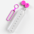 thumbnail image 2 of Smartbottle Sports Large Reusable Water Bottle, Hot Pink, 1000ml / 1L, 2-Pack, 2 of 9