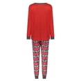 thumbnail image 2 of LSLJS Christmas Family Pajamas Matching Sets, Matching Family Christmas Pajamas Set Christmas Pjs for Family Set Red Plaid Top and Long Pants Sleepwear Sets for Holiday Xmas Sleepwear Set, 2 of 9