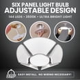 thumbnail image 4 of Hex Bulb Ultra Bright 6 Panel Bulb LED Light Bulbs 3000 Lumens, 4 of 6