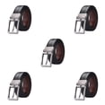 thumbnail image 2 of Wisewang Ceinture Décontractée pour Homme avec Boucle Réversible Style Durable et Soigné Ceinture en Peau de Vache Ceinture Réversible Complets Original 105cm 5Ensemble, 2 of 6
