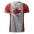 thumbnail image 3 of TIMIFIS T-Shirts pour Femmes Été Col Rond Manches Courtes Chandails Décontractés Vintage Feuille d'Érable Canadienne Imprimée T-Shirts, 3 of 3