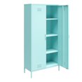 thumbnail image 4 of Novogratz Cache Tall 2 Door Metal Locker Cabinet, Yellow, 4 of 9