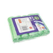 Trash Bag 5 Rolls Thick Leakproof Trash Bags Colorful Green Garbage Can Liners for Kitchen Bathroom Office(1-Piece) Rkxzt