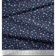 thumbnail image 2 of Soimoi Velvet Fabric Floral Shirting Decor Fabric Printed Yard 58 Inch Wide, 2 of 3