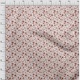 thumbnail image 4 of oneOone Tissu Jersey Viscose Pêche Foncé2 Matériel de Robe Floral Tissu Imprimé au Mètre 60 Pouces de Large, 4 of 5