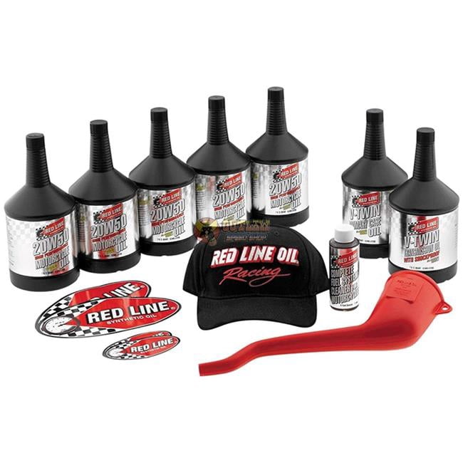 Redline Oil RED90226 20W50 Big Twin Power Pack Oil Package