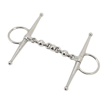 Mors de Cheval, 135mm Acier Inoxydable Cheval en Acier Inoxydable Mors Pleine Joue Snaffle Bit Normes de Pointe de l'Industrie
