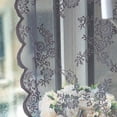 thumbnail image 1 of Flower Sheer Curtain Tulle Window Voile Drape Valance 1 Panel Fabric, 1 of 4