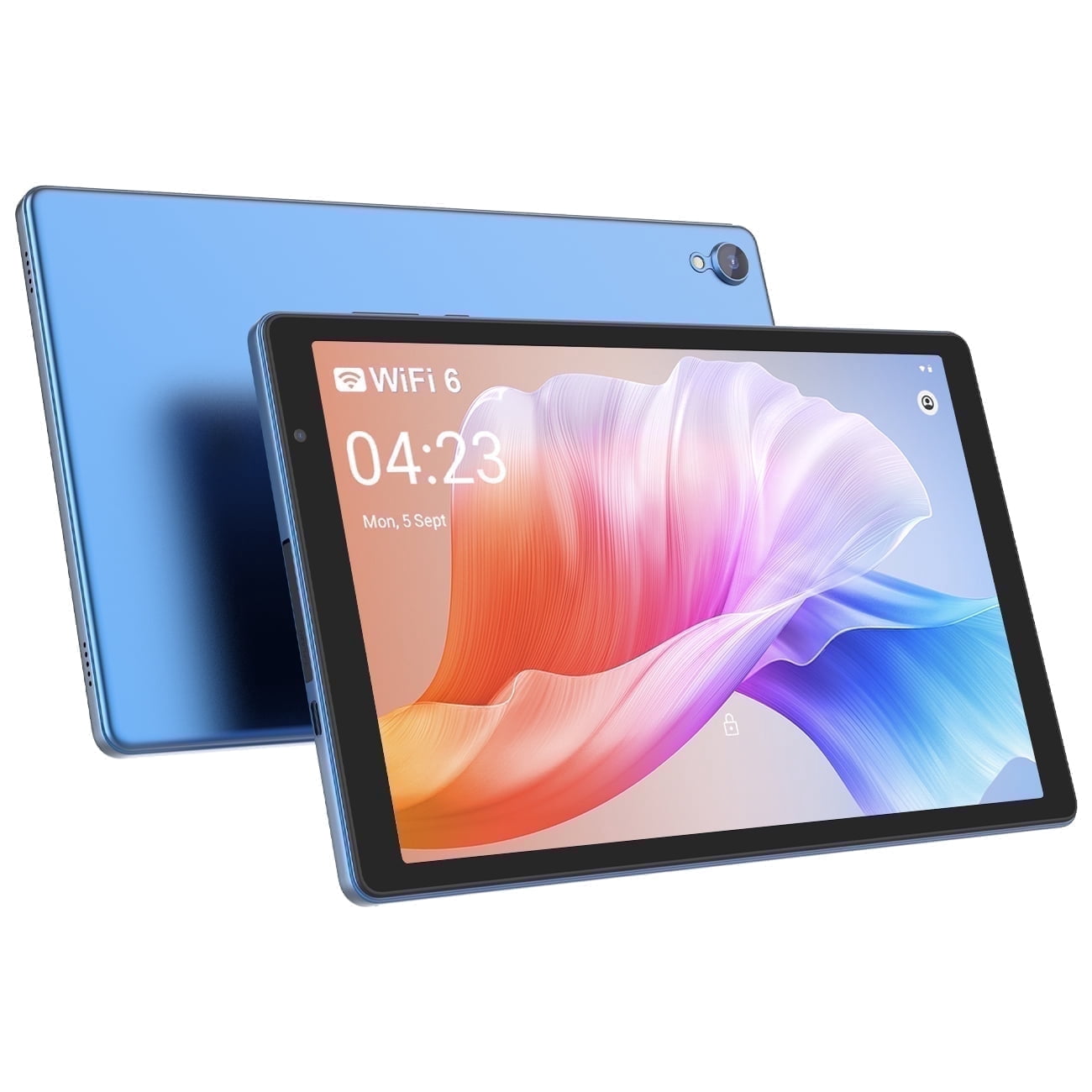 FITIFUN Android 14 Tablet 10 inch Tablets, 4(2+2)GB RAM 32GB ROM 1TB Expand, Quad-core, WiFi, HD Display,Dual Camera,Blue