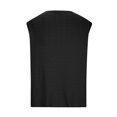 thumbnail image 4 of JDQJBZ Mens Tank Top Linen Crew Neck Open Front Sleeveless Top for Summer, 4 of 5