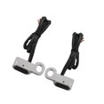 thumbnail image 1 of 2Pc LED Turn Signal Indicator Blinker Light bike motorcycle Light for Harley Touring 12V Turn Signal Softail Silver Smoke, 1 of 7