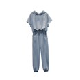thumbnail image 1 of Ensemble de Survêtement pour Femme 2 Pcs, Chandail à Manches Courtes et Pantalon Long, Ensemble Jogger TG, 1 of 8