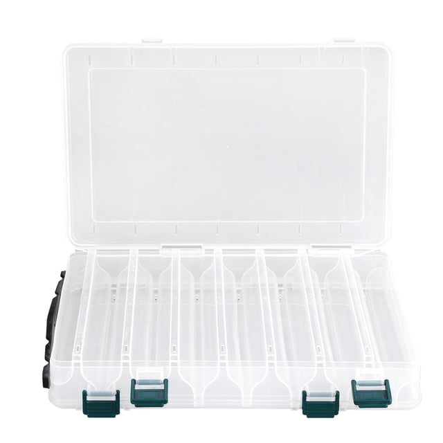 Herwey Fishing Lures Bait Box Storage Box Holder Organizer Set Fishing Tackle Case New
