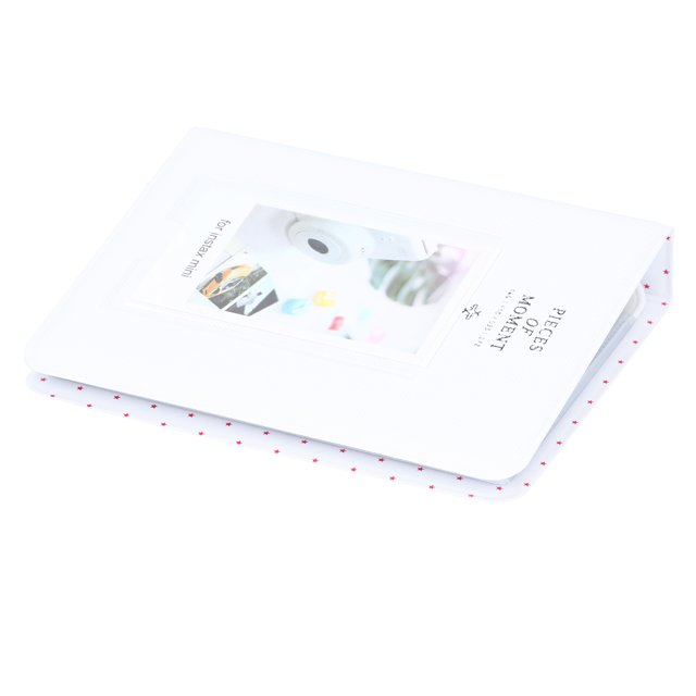 Livre Photo, Étui Photo 64 Pochettes Simple d'Utilisation pour Mini 9 Photos 3 Po Blanc
