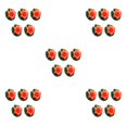 thumbnail image 2 of Wweixi 5pcs/set Artificial Lotus Realistic Appearance Easy To Clean Long-lasting sunset red 5Set, 2 of 6