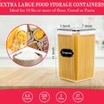 thumbnail image 2 of Extra Large Food Storage Containers with Lids-6.5L |220 OZ| 2PCS- CEKEE Large Airtight Plastic Food Canisters for Flour, Sugar, Rice, Cereal & Pasta, Bulk Food Storage fo, 2 of 8