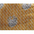 thumbnail image 5 of oneOone Georgette Viscose Mustard Yellow Fabric Abstract Block Sewing Craft Projects Fabric Prints By Yard 42 Inch Wide, 5 of 5
