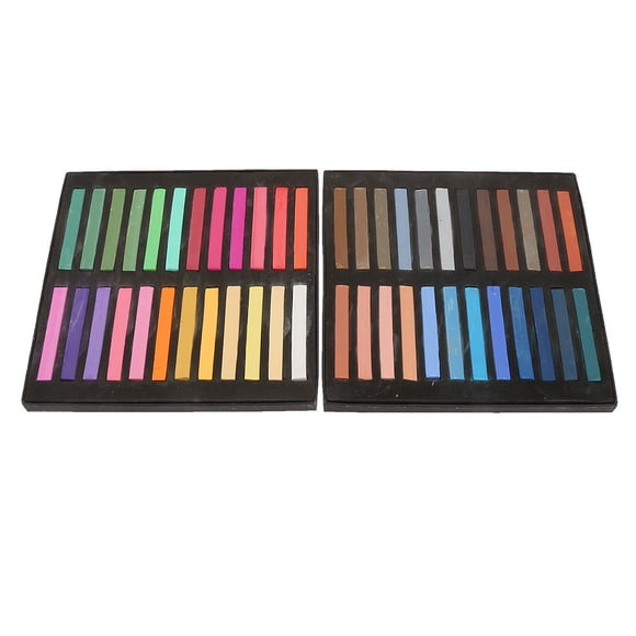 Colorful Chalk Set, Fluorescent Crayons Disposable Hair Dying Rod Painting Chalk Set Painting Crayons for Chalkboards Signs Windows Glass Mirrors