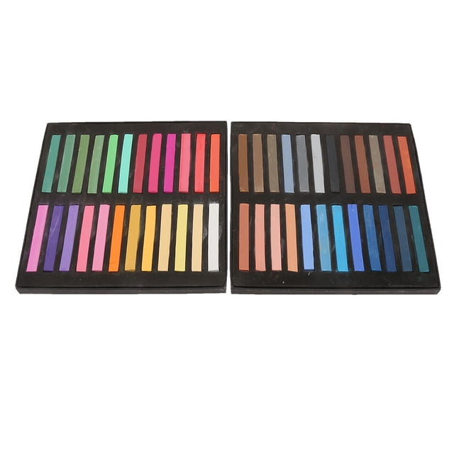 Colorful Chalk Set, Fluorescent Crayons Disposable Hair Dying Rod Painting Chalk Set Painting Crayons for Chalkboards Signs Windows Glass Mirrors