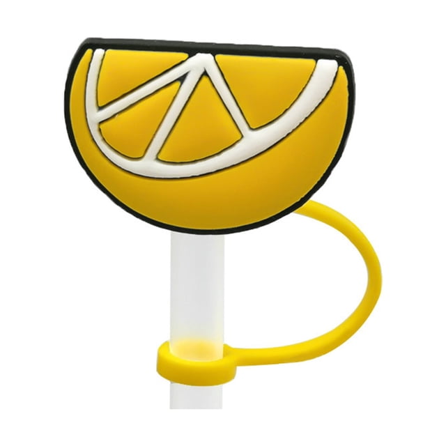 N01 Ensemble de 1 Pce de Couvercles de Paille Couvercles de Paille pour Protecteur de Paille Réutilisable Bouchons de Paille en Pvc pour Fruits Bouchons de Paille en Silicone