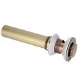thumbnail image 3 of Brass Basin Sink Drain without Overflow Kitchen Bathroom Draining Stopper Accessorieswith Hole, 3 of 14