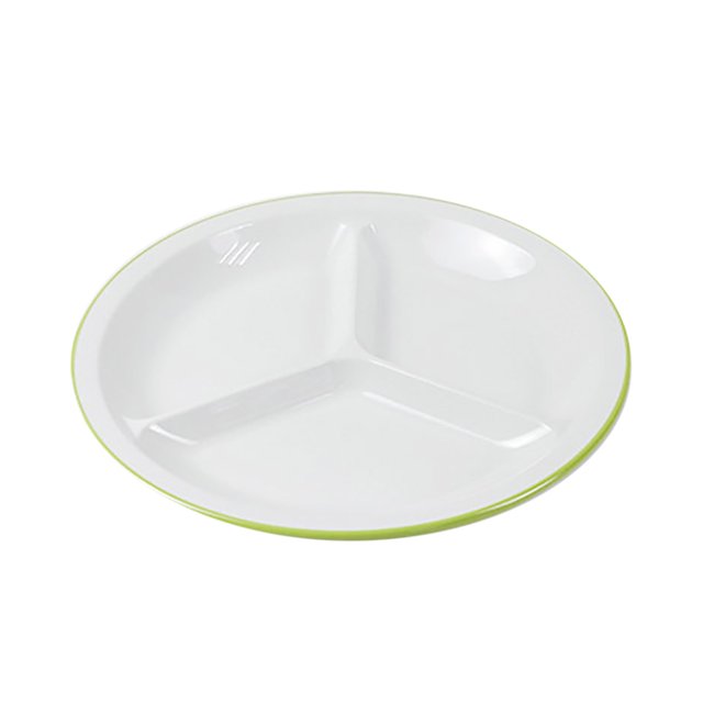 Binwennn Heat Imitation Porcelain Compartment Fast Food Trays Specifically Designed For School And Unit Canteens Commercial Grade Tableware round Plate Mat round Outdoor Table Set for 4 round Dinner