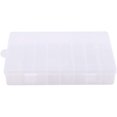 thumbnail image 1 of Compartment Crafts Storage Box Bead Organiser Case Clear Adjustable Jewelry Bead Container Case for Jewellery Making,24 Grids, 1 of 5