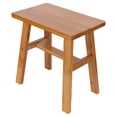 thumbnail image 2 of Child , Child Stool, Child Bench, Durable Multipurpose Bamboo Stool, For Kids Safe Home Living Room  M Rectangle, 2 of 8