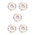 thumbnail image 3 of Thinsony 100pieces Keychain Tassel Versatile And Stylish Fringe Accessories Gifts AssortedColor-Gold 5Set, 3 of 6