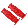 thumbnail image 4 of Paire de Poignées Universelles pour Guidon de Moto Rétro Poignées de Guidon Rouges 22 24 mm, 4 of 7