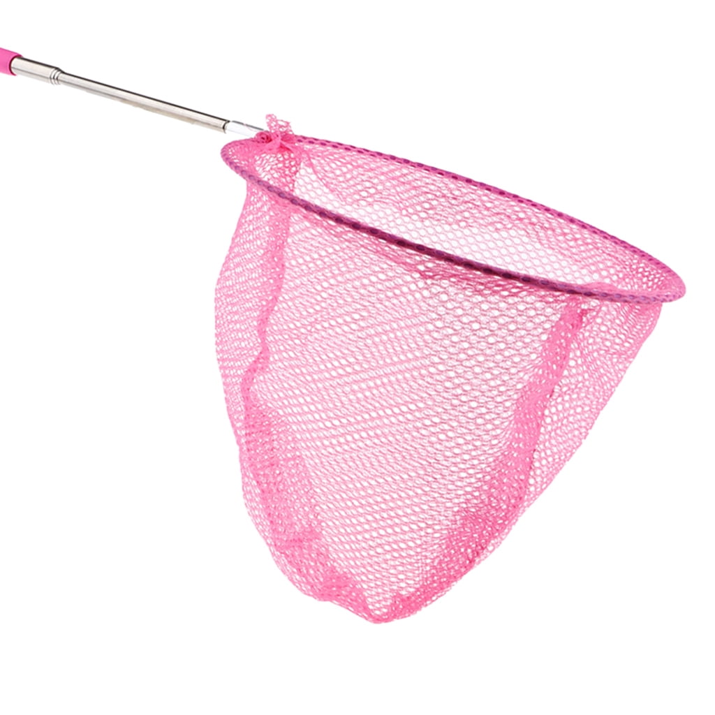 Lot De 4 Épuisettes En Plastique – 13 X 23 Cm – Rose, Jaune, Bleu, Vert – Pour Papillons Et Pêche