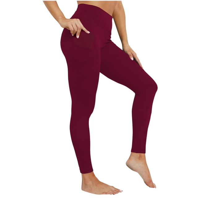 Birdeem Winter Women's Fashion Solid Color Double Pocket Comfortable Tight Leggings