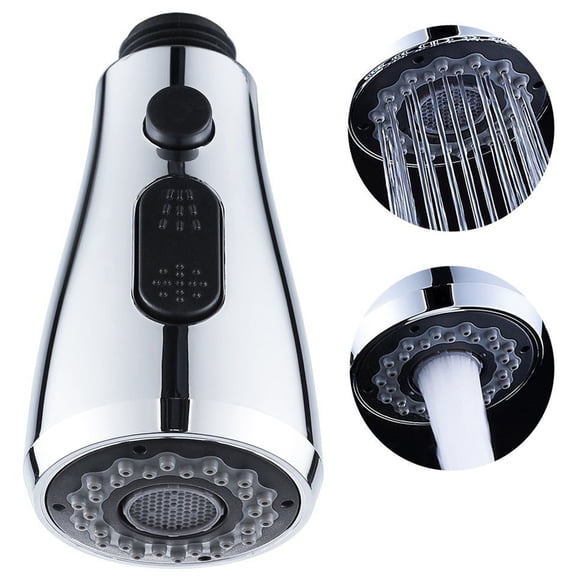 Amdohai Spayer Head Sink 3 Functions Spray Head G1/2 Pull Out Spray Head Nozzle for Kitchen Pull Down Replacement Spray Head Kitchen Tap Sprayer Spout