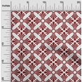 thumbnail image 2 of oneOone Cotton Poplin Blood Red Fabric Mosaic Sewing Craft Projects Fabric Prints By Yard 56 Inch Wide, 2 of 5