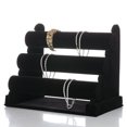 thumbnail image 4 of Transemion Jewelry Display Stand Finger Ring Organizer Showcase Rack Earrings Holder Large Space Decoration Tray Home Accessories Yellow, 4 of 6