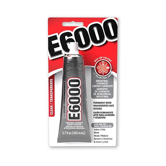 E6000 Industrial Strength Adhesive 3.7 Oz Clear, 1 Pack