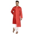 thumbnail image 1 of Atasi Kurta Pyjama Indien Ensemble 2 Pcs pour Hommes Tenue de Fête Robe Traditionnelle Tenue Ethnique, 1 of 7